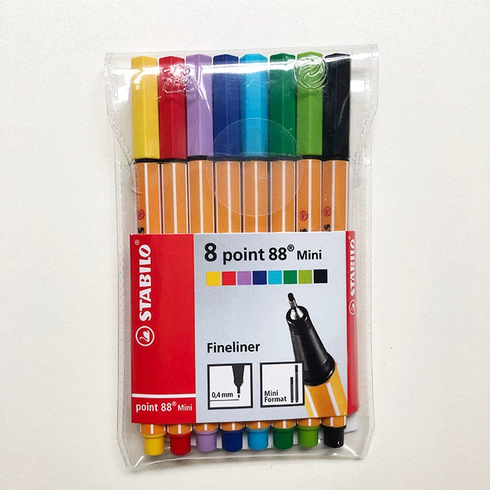 STABILO Point 88 Mini Pen Set, Assorted Sizes
