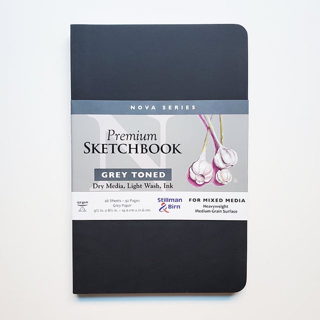 Stillman & Birn Archival Sketchbook - Delta Series, Softcover, 3-1/2'' x  5-1/2'', Landscape, 25 Sheets